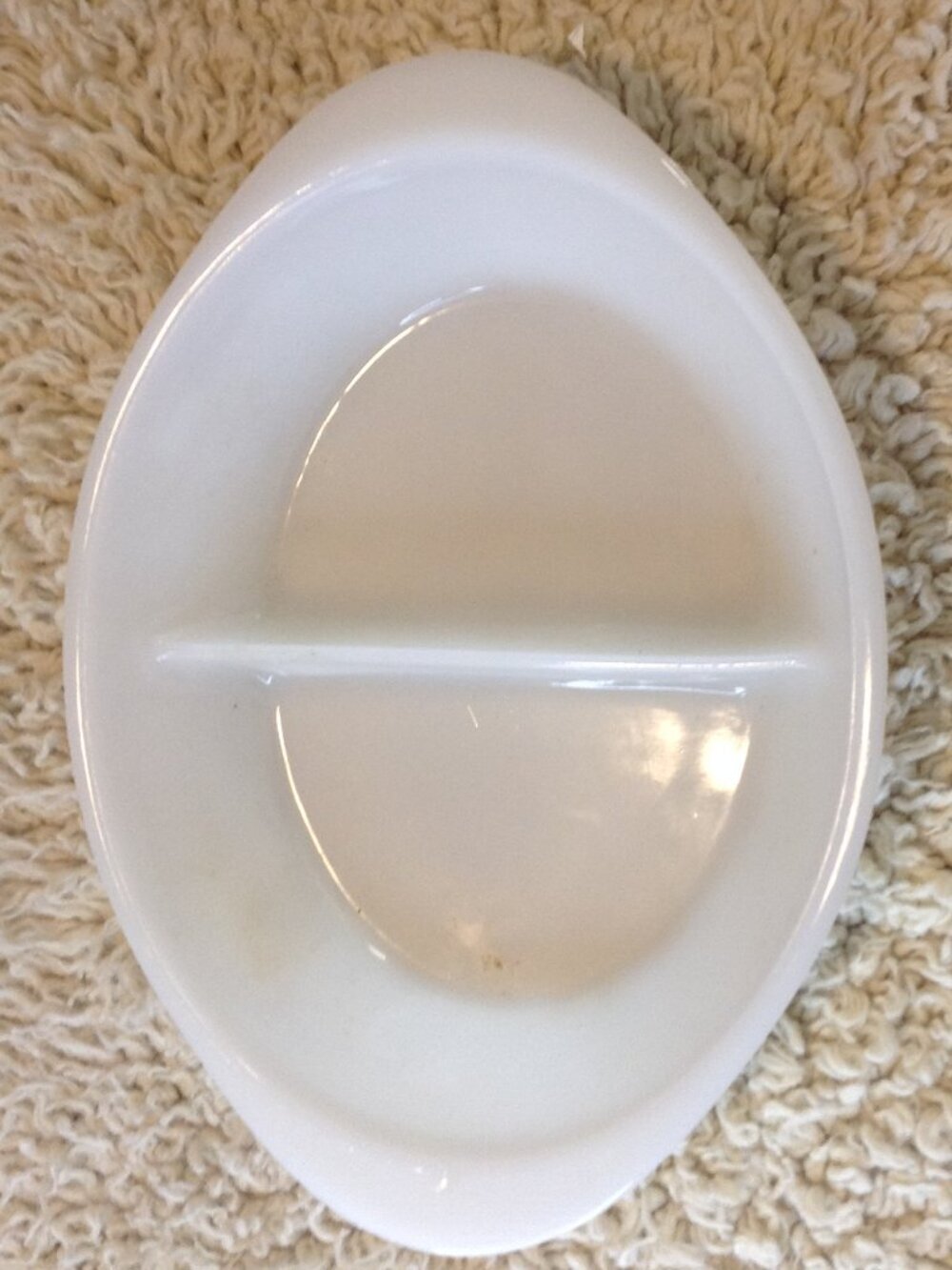 VTG '79 Glasbake USA Divided Dish Microwavable Collectible Kitchencore Bakeware
